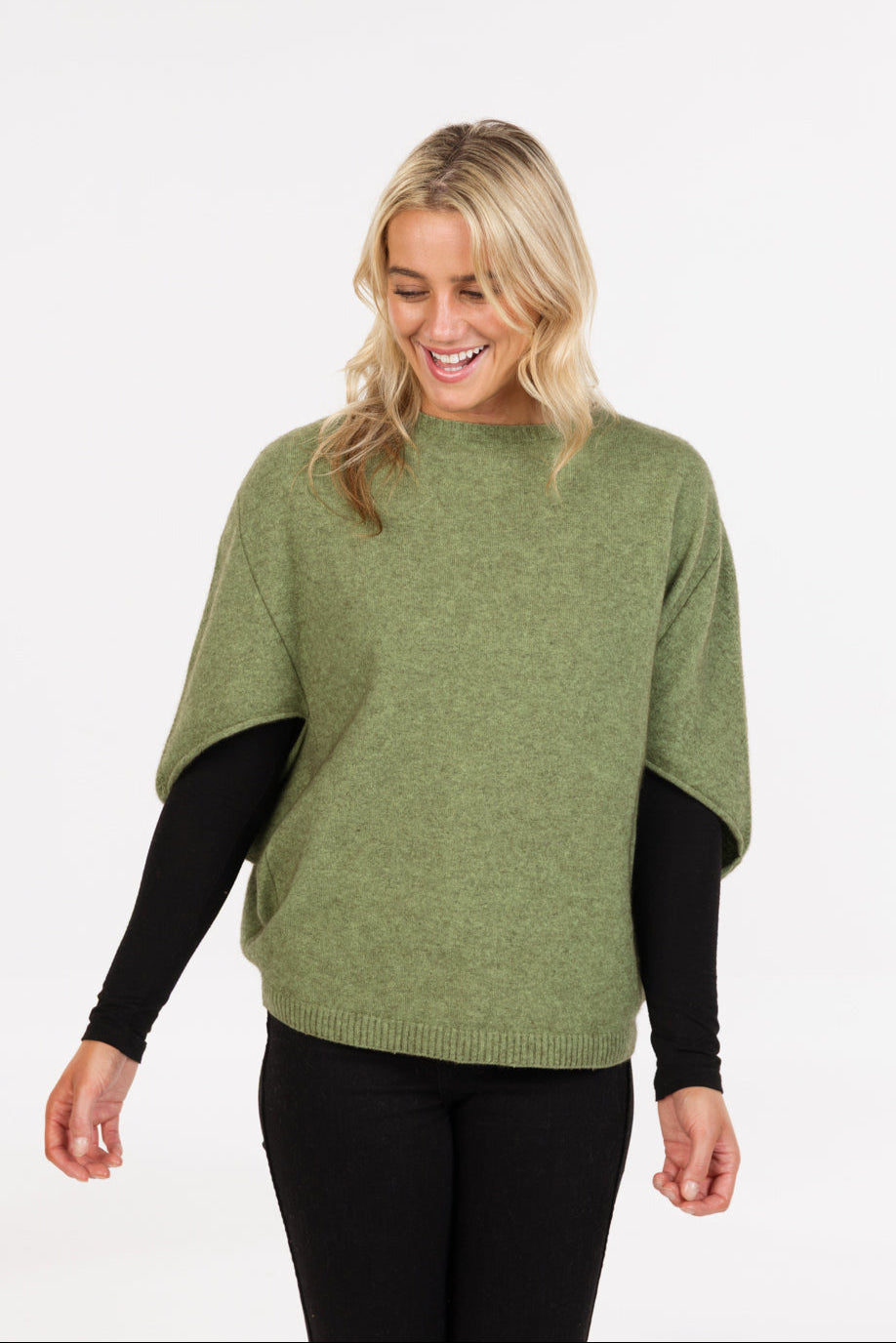 Split Sleeve Poncho
