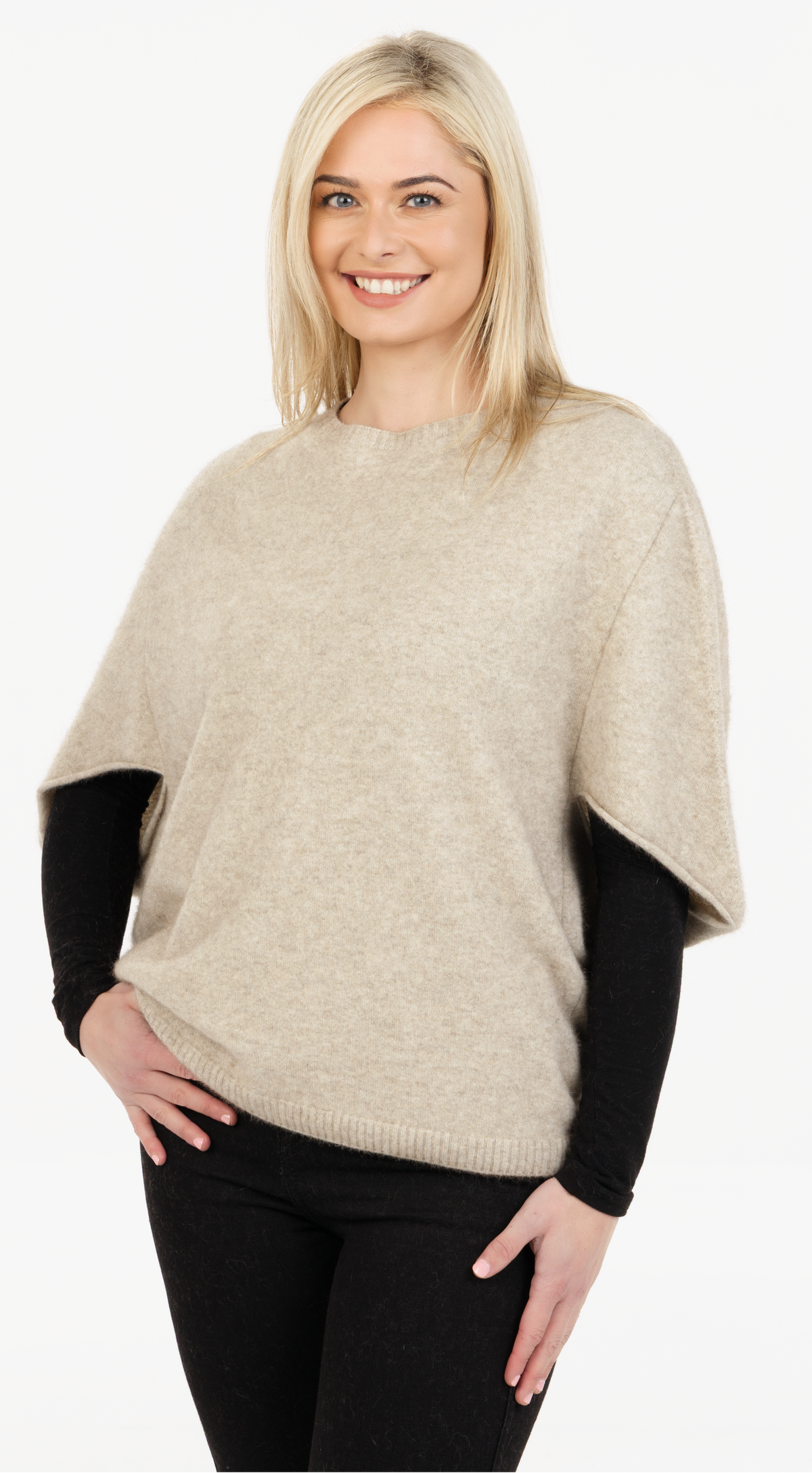 Split Sleeve Poncho
