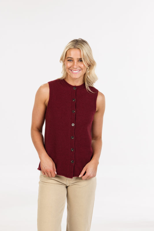 Sleeveless Cardigan
