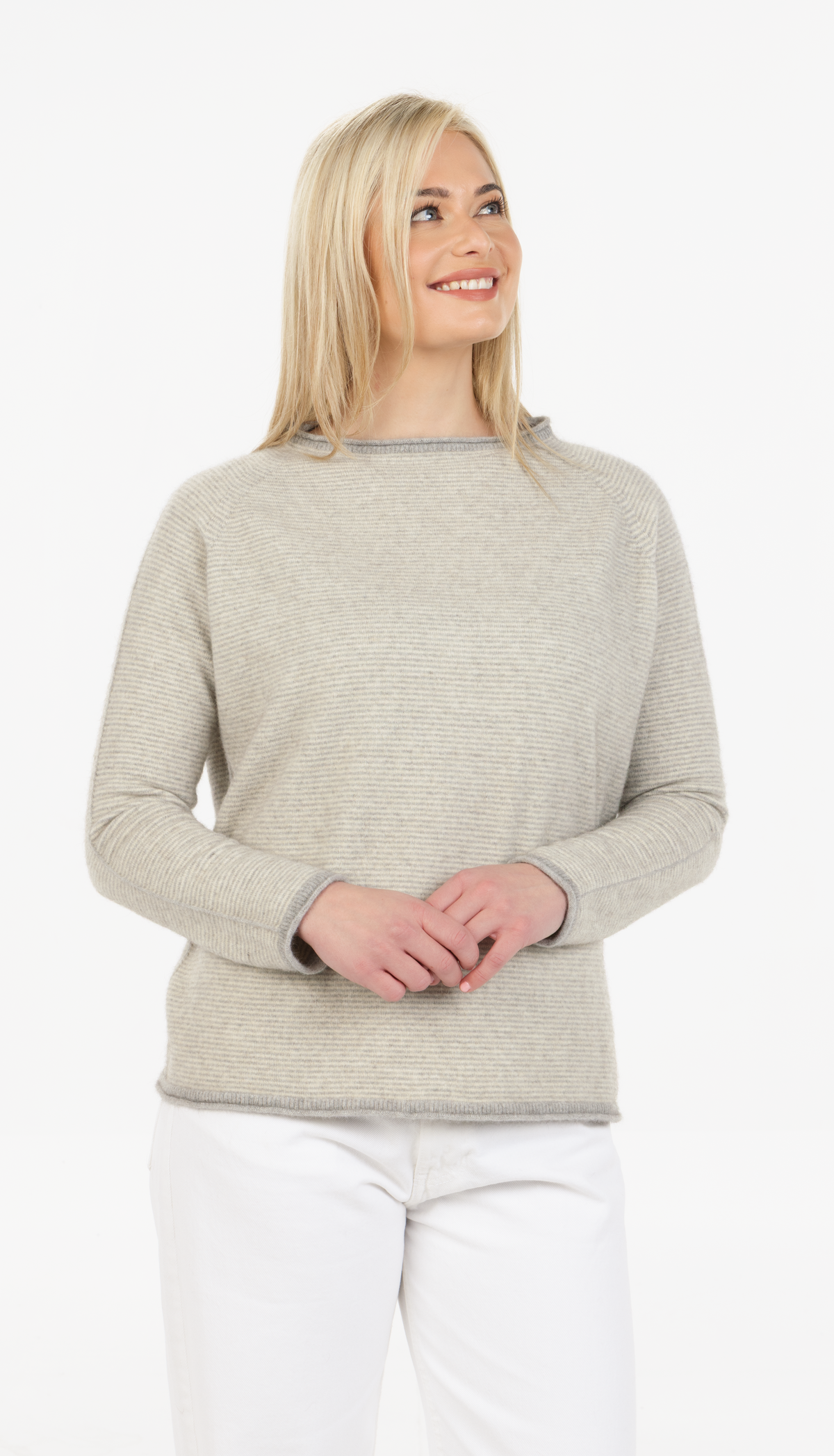 Microstripe Sweater