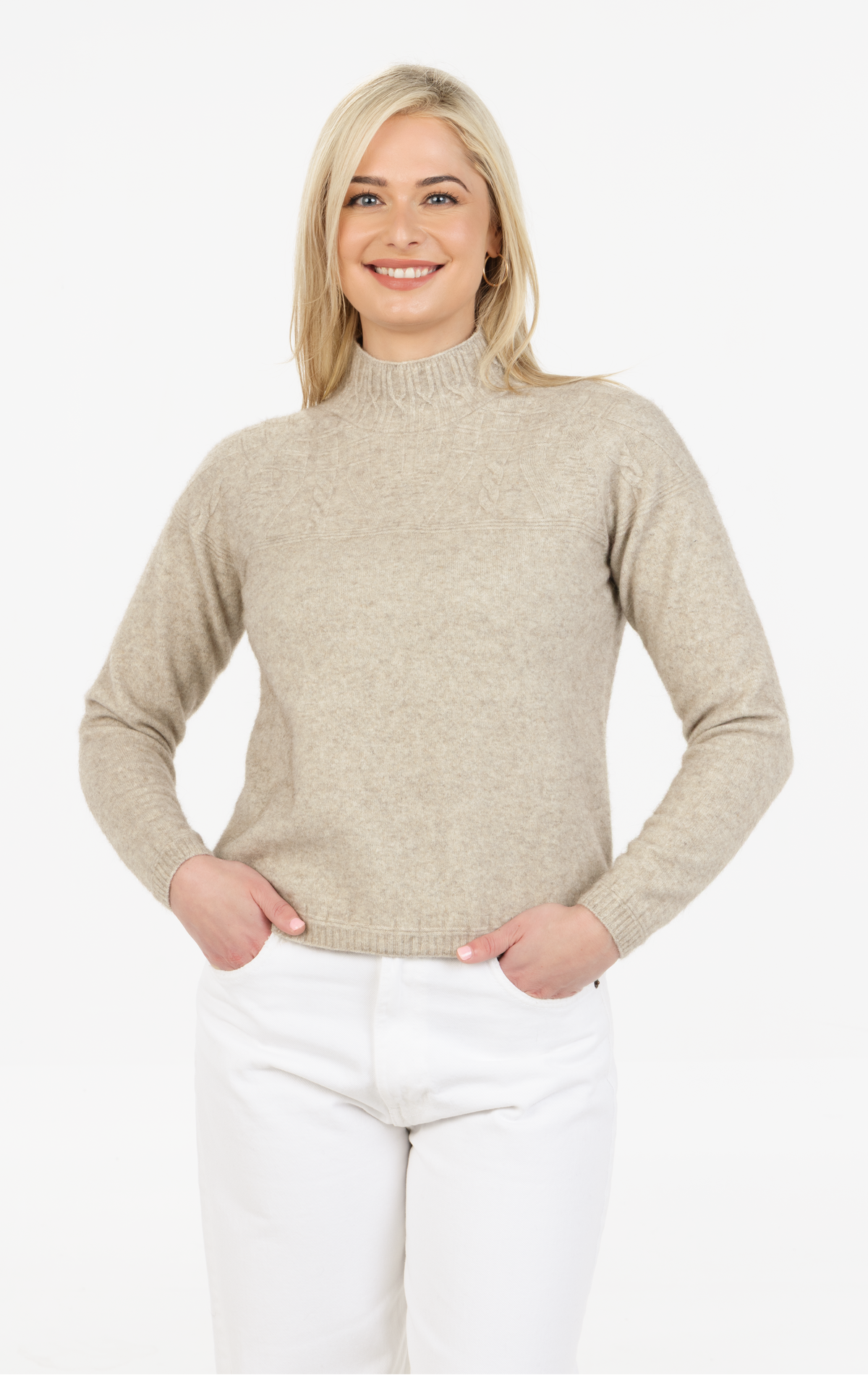 Cable Yoke Sweater