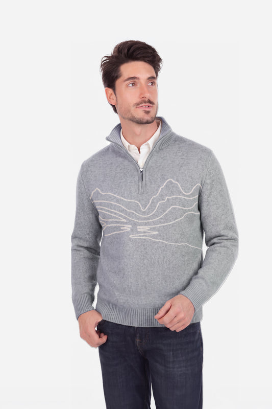 Mountain Scene Sweater