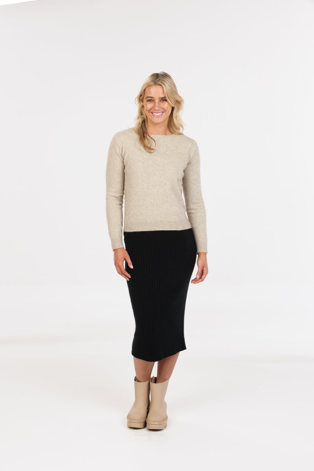 Ribbed Skirt