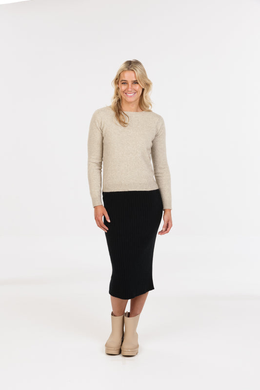 Ribbed Skirt