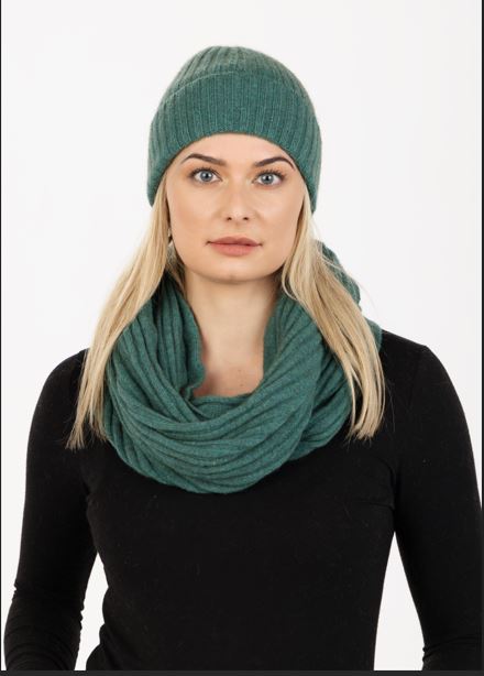Ribbed Loop Scarf