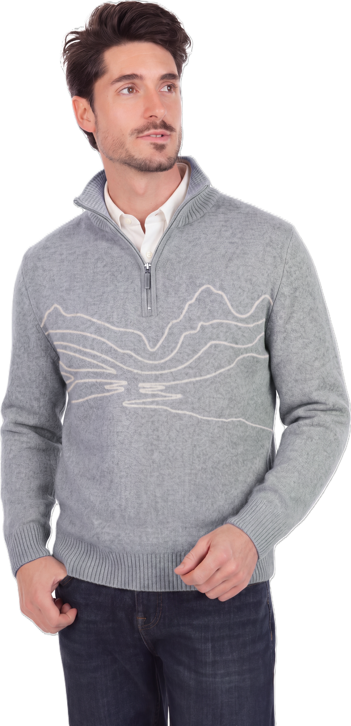 Mountain Scene Sweater
